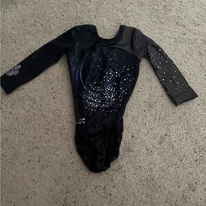 Black and Purple Women's Leotard